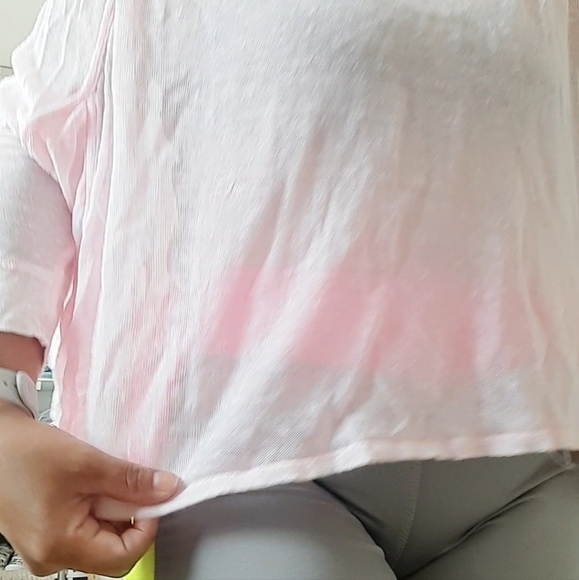 We The Free Pink Oversized Lightweight Knit Small Top - Picture 4 of 16